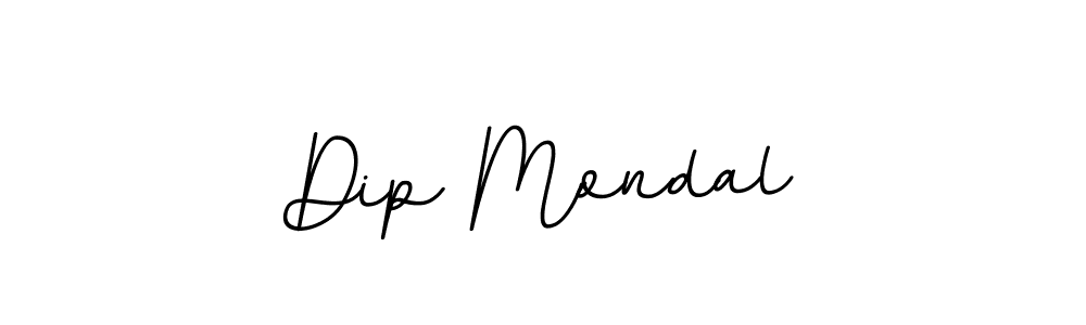 How to make Dip Mondal name signature. Use BallpointsItalic-DORy9 style for creating short signs online. This is the latest handwritten sign. Dip Mondal signature style 11 images and pictures png
