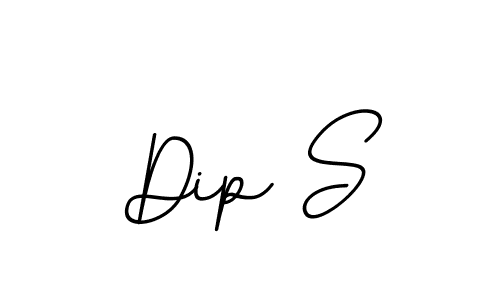 How to make Dip S name signature. Use BallpointsItalic-DORy9 style for creating short signs online. This is the latest handwritten sign. Dip S signature style 11 images and pictures png