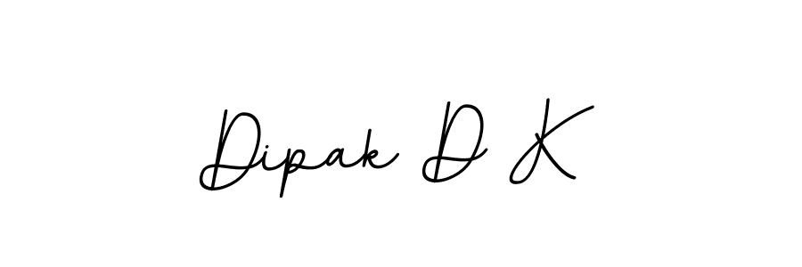 Design your own signature with our free online signature maker. With this signature software, you can create a handwritten (BallpointsItalic-DORy9) signature for name Dipak D K. Dipak D K signature style 11 images and pictures png