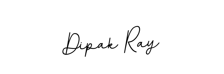 How to make Dipak Ray name signature. Use BallpointsItalic-DORy9 style for creating short signs online. This is the latest handwritten sign. Dipak Ray signature style 11 images and pictures png