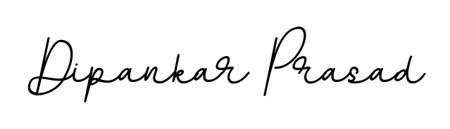 A dynamic signature style for Dipankar Prasad using BallpointsItalic-DORy9 script. Designed to look authentic, handwritten, and professional. Dipankar Prasad signature style 11 images and pictures png