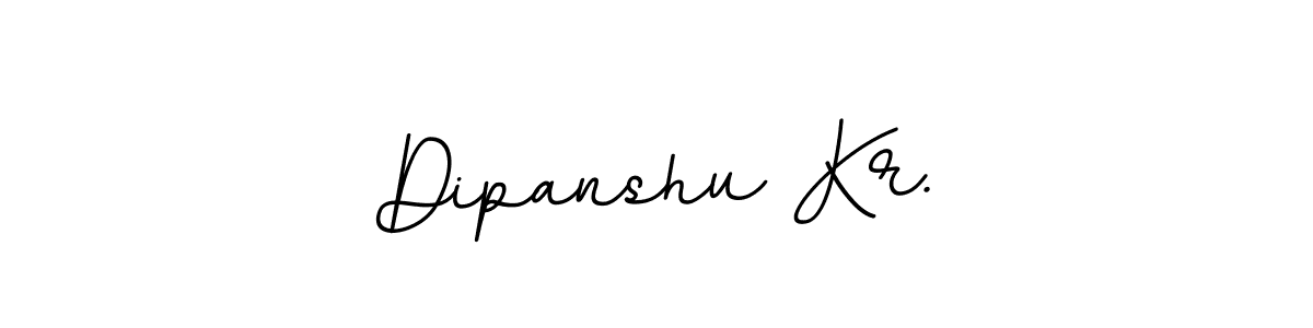 How to make Dipanshu Kr. name signature. Use BallpointsItalic-DORy9 style for creating short signs online. This is the latest handwritten sign. Dipanshu Kr. signature style 11 images and pictures png