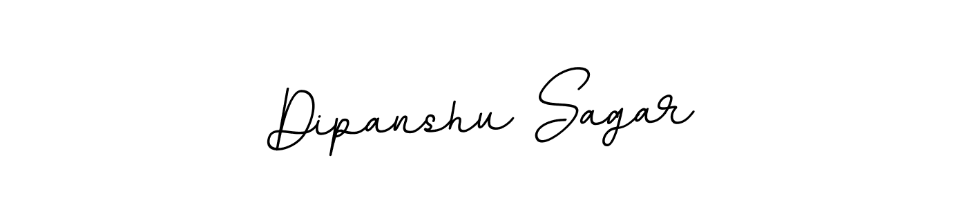 Design your own signature with our free online signature maker. With this signature software, you can create a handwritten (BallpointsItalic-DORy9) signature for name Dipanshu Sagar. Dipanshu Sagar signature style 11 images and pictures png