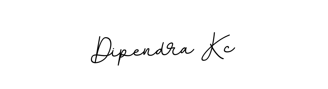 How to make Dipendra Kc name signature. Use BallpointsItalic-DORy9 style for creating short signs online. This is the latest handwritten sign. Dipendra Kc signature style 11 images and pictures png