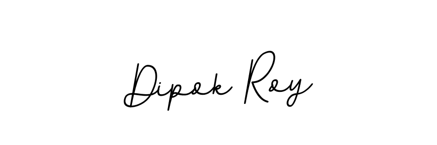 How to make Dipok Roy name signature. Use BallpointsItalic-DORy9 style for creating short signs online. This is the latest handwritten sign. Dipok Roy signature style 11 images and pictures png