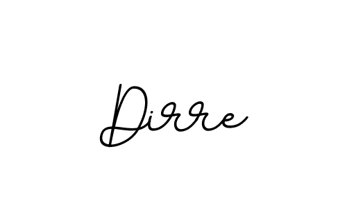 Create a beautiful signature design for name Dirre. With this signature (BallpointsItalic-DORy9) fonts, you can make a handwritten signature for free. Dirre signature style 11 images and pictures png