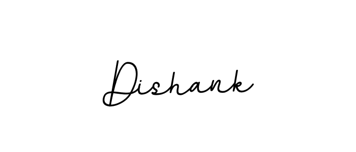 How to make Dishank name signature. Use BallpointsItalic-DORy9 style for creating short signs online. This is the latest handwritten sign. Dishank signature style 11 images and pictures png