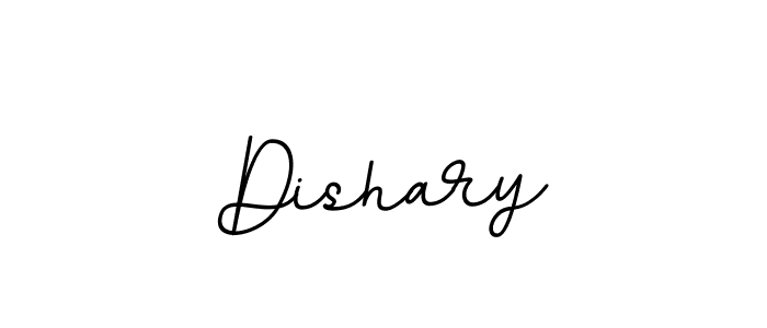 The best way (BallpointsItalic-DORy9) to make a short signature is to pick only two or three words in your name. The name Dishary include a total of six letters. For converting this name. Dishary signature style 11 images and pictures png
