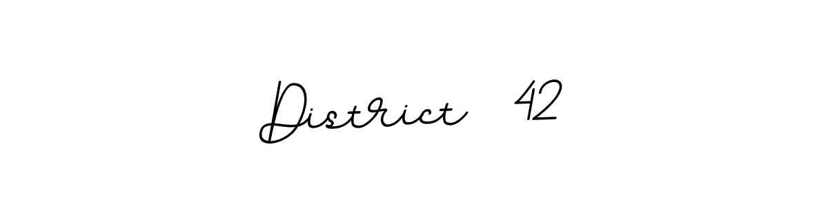 District  42 stylish signature style. Best Handwritten Sign (BallpointsItalic-DORy9) for my name. Handwritten Signature Collection Ideas for my name District  42. District  42 signature style 11 images and pictures png