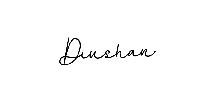 Diushan stylish signature style. Best Handwritten Sign (BallpointsItalic-DORy9) for my name. Handwritten Signature Collection Ideas for my name Diushan. Diushan signature style 11 images and pictures png