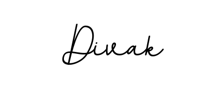 Divak stylish signature style. Best Handwritten Sign (BallpointsItalic-DORy9) for my name. Handwritten Signature Collection Ideas for my name Divak. Divak signature style 11 images and pictures png