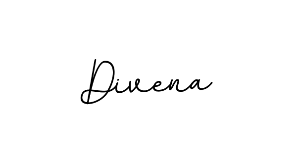 You should practise on your own different ways (BallpointsItalic-DORy9) to write your name (Divena) in signature. don't let someone else do it for you. Divena signature style 11 images and pictures png
