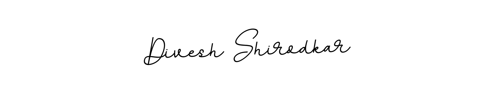 Make a beautiful signature design for name Divesh Shirodkar. With this signature (BallpointsItalic-DORy9) style, you can create a handwritten signature for free. Divesh Shirodkar signature style 11 images and pictures png