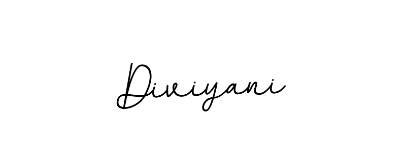 Design your own signature with our free online signature maker. With this signature software, you can create a handwritten (BallpointsItalic-DORy9) signature for name Diviyani. Diviyani signature style 11 images and pictures png