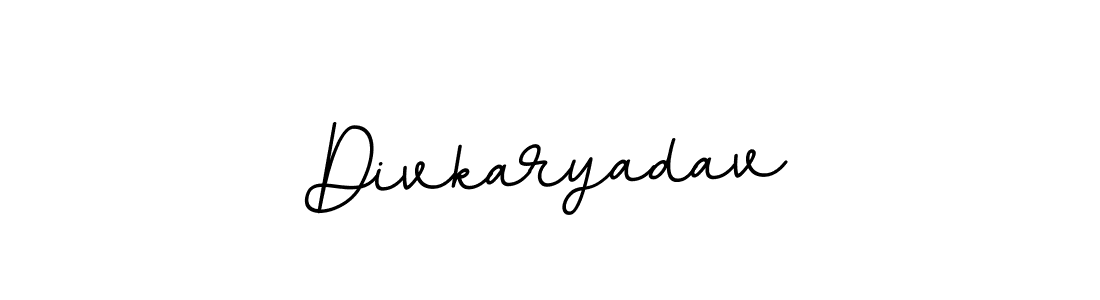 You should practise on your own different ways (BallpointsItalic-DORy9) to write your name (Divkaryadav) in signature. don't let someone else do it for you. Divkaryadav signature style 11 images and pictures png