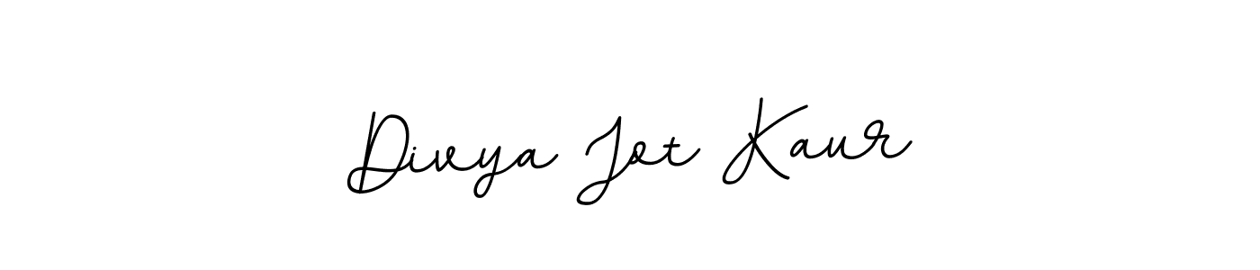 if you are searching for the best signature style for your name Divya Jot Kaur. so please give up your signature search. here we have designed multiple signature styles  using BallpointsItalic-DORy9. Divya Jot Kaur signature style 11 images and pictures png
