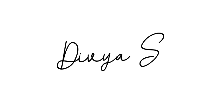 The best way (BallpointsItalic-DORy9) to make a short signature is to pick only two or three words in your name. The name Divya S include a total of six letters. For converting this name. Divya S signature style 11 images and pictures png