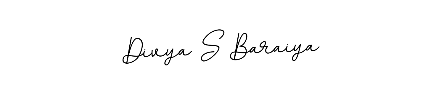Also we have Divya S Baraiya name is the best signature style. Create professional handwritten signature collection using BallpointsItalic-DORy9 autograph style. Divya S Baraiya signature style 11 images and pictures png