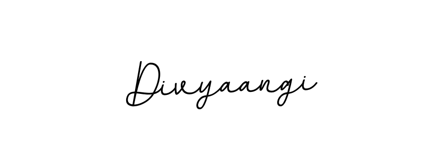 Make a beautiful signature design for name Divyaangi. With this signature (BallpointsItalic-DORy9) style, you can create a handwritten signature for free. Divyaangi signature style 11 images and pictures png