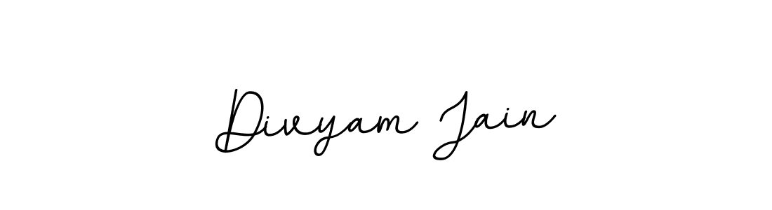 Design your own signature with our free online signature maker. With this signature software, you can create a handwritten (BallpointsItalic-DORy9) signature for name Divyam Jain. Divyam Jain signature style 11 images and pictures png