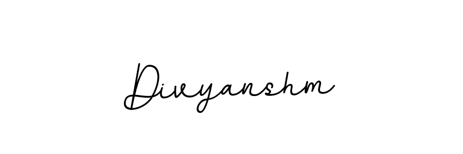 It looks lik you need a new signature style for name Divyanshm. Design unique handwritten (BallpointsItalic-DORy9) signature with our free signature maker in just a few clicks. Divyanshm signature style 11 images and pictures png