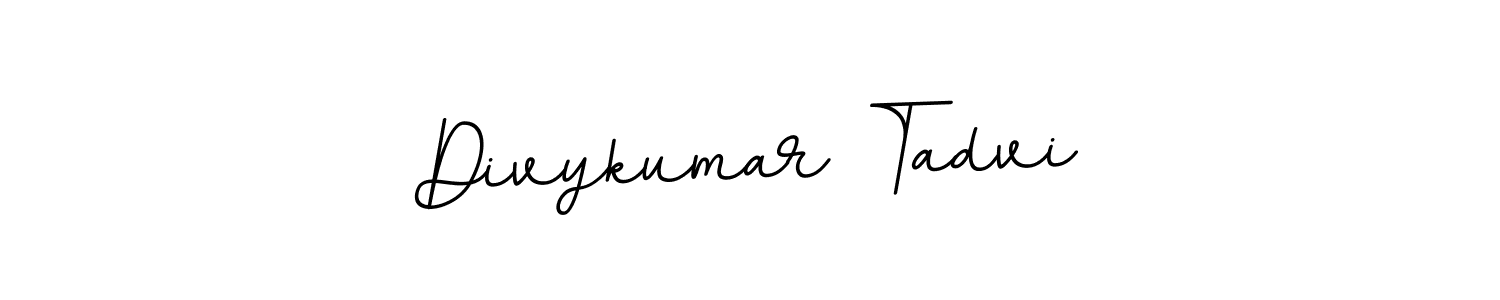 This is the best signature style for the Divykumar Tadvi name. Also you like these signature font (BallpointsItalic-DORy9). Mix name signature. Divykumar Tadvi signature style 11 images and pictures png