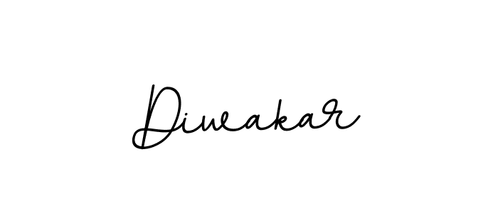 How to make Diwakar name signature. Use BallpointsItalic-DORy9 style for creating short signs online. This is the latest handwritten sign. Diwakar signature style 11 images and pictures png