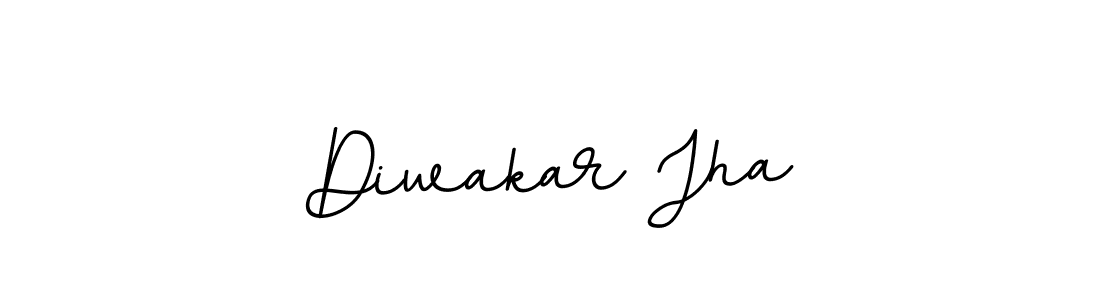 Use a signature maker to create a handwritten signature online. With this signature software, you can design (BallpointsItalic-DORy9) your own signature for name Diwakar Jha. Diwakar Jha signature style 11 images and pictures png