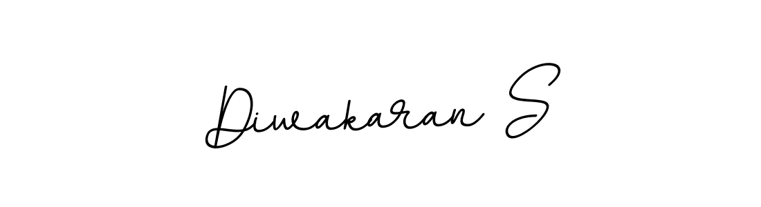 Create a beautiful signature design for name Diwakaran S. With this signature (BallpointsItalic-DORy9) fonts, you can make a handwritten signature for free. Diwakaran S signature style 11 images and pictures png