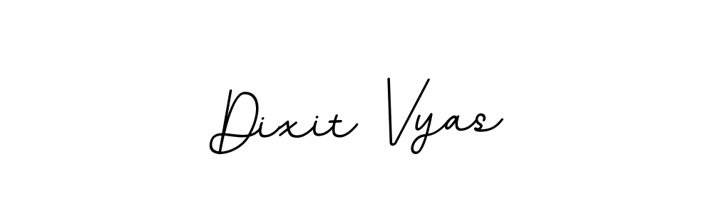 Design your own signature with our free online signature maker. With this signature software, you can create a handwritten (BallpointsItalic-DORy9) signature for name Dixit Vyas. Dixit Vyas signature style 11 images and pictures png