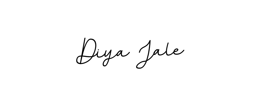 Design your own signature with our free online signature maker. With this signature software, you can create a handwritten (BallpointsItalic-DORy9) signature for name Diya Jale. Diya Jale signature style 11 images and pictures png