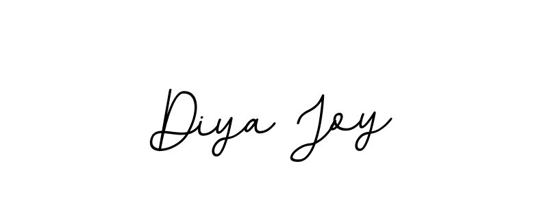 Make a beautiful signature design for name Diya Joy. With this signature (BallpointsItalic-DORy9) style, you can create a handwritten signature for free. Diya Joy signature style 11 images and pictures png