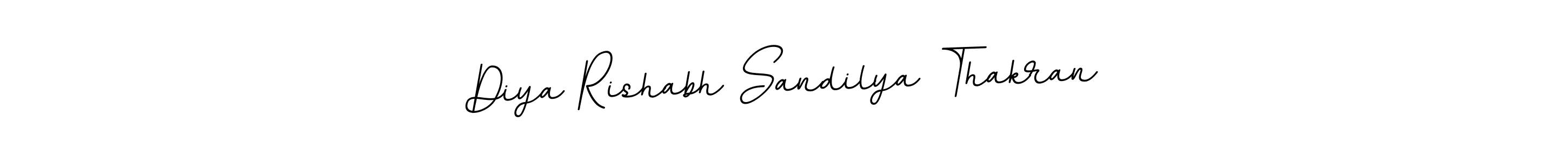 Make a beautiful signature design for name Diya Rishabh Sandilya Thakran. Use this online signature maker to create a handwritten signature for free. Diya Rishabh Sandilya Thakran signature style 11 images and pictures png