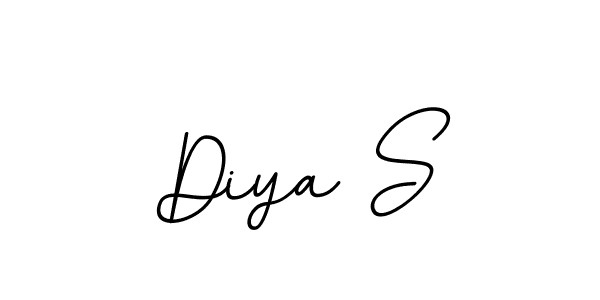 Create a beautiful signature design for name Diya S. With this signature (BallpointsItalic-DORy9) fonts, you can make a handwritten signature for free. Diya S signature style 11 images and pictures png