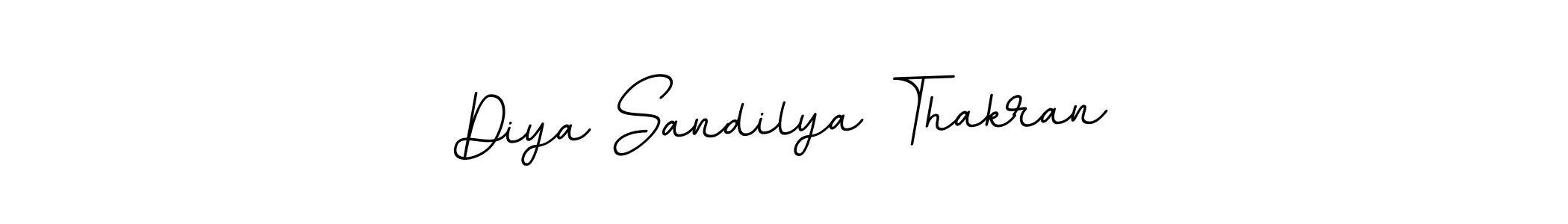 Design your own signature with our free online signature maker. With this signature software, you can create a handwritten (BallpointsItalic-DORy9) signature for name Diya Sandilya Thakran. Diya Sandilya Thakran signature style 11 images and pictures png