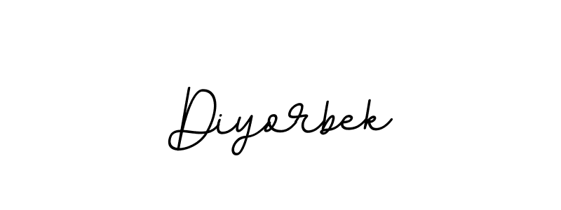 Diyorbek stylish signature style. Best Handwritten Sign (BallpointsItalic-DORy9) for my name. Handwritten Signature Collection Ideas for my name Diyorbek. Diyorbek signature style 11 images and pictures png