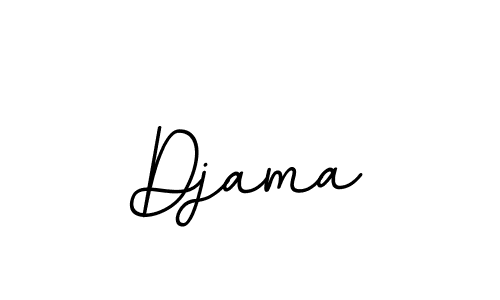 Create a beautiful signature design for name Djama. With this signature (BallpointsItalic-DORy9) fonts, you can make a handwritten signature for free. Djama signature style 11 images and pictures png