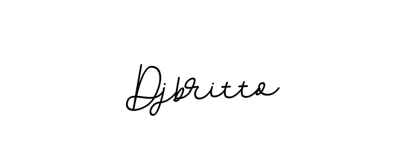 Use a signature maker to create a handwritten signature online. With this signature software, you can design (BallpointsItalic-DORy9) your own signature for name Djbritto. Djbritto signature style 11 images and pictures png