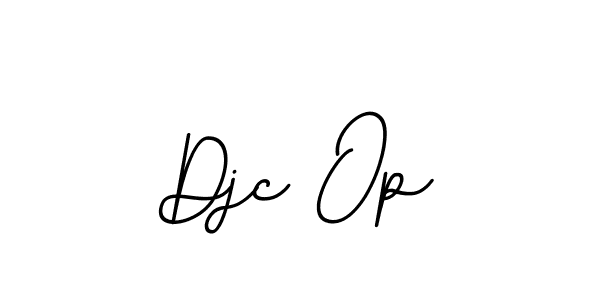 It looks lik you need a new signature style for name Djc Op. Design unique handwritten (BallpointsItalic-DORy9) signature with our free signature maker in just a few clicks. Djc Op signature style 11 images and pictures png