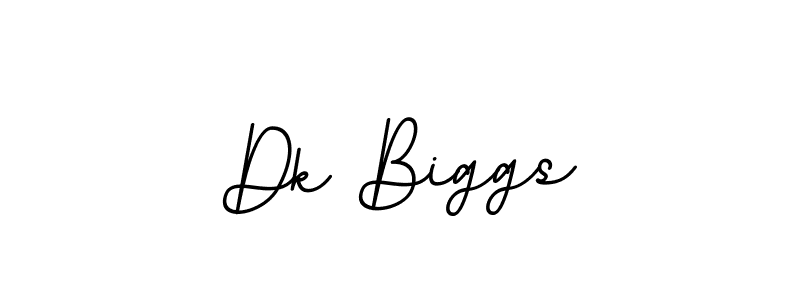 The best way (BallpointsItalic-DORy9) to make a short signature is to pick only two or three words in your name. The name Dk Biggs include a total of six letters. For converting this name. Dk Biggs signature style 11 images and pictures png