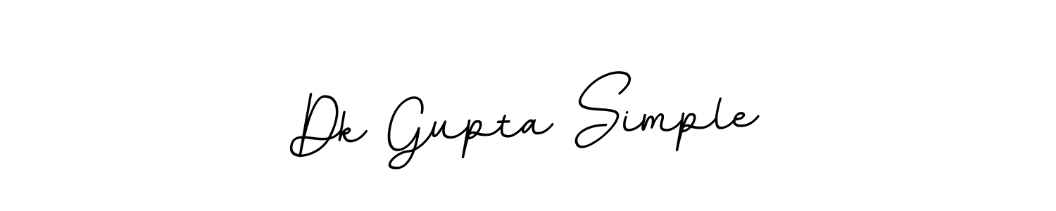 How to make Dk Gupta Simple name signature. Use BallpointsItalic-DORy9 style for creating short signs online. This is the latest handwritten sign. Dk Gupta Simple signature style 11 images and pictures png