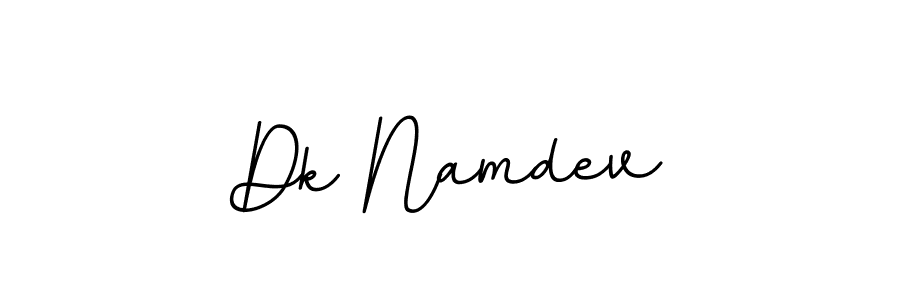 Use a signature maker to create a handwritten signature online. With this signature software, you can design (BallpointsItalic-DORy9) your own signature for name Dk Namdev. Dk Namdev signature style 11 images and pictures png