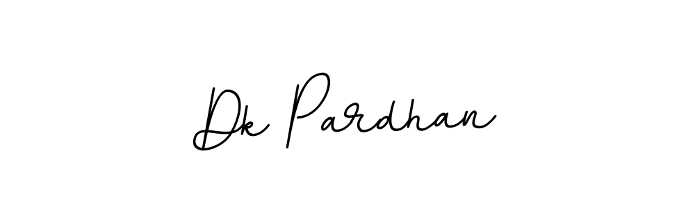 Design your own signature with our free online signature maker. With this signature software, you can create a handwritten (BallpointsItalic-DORy9) signature for name Dk Pardhan. Dk Pardhan signature style 11 images and pictures png