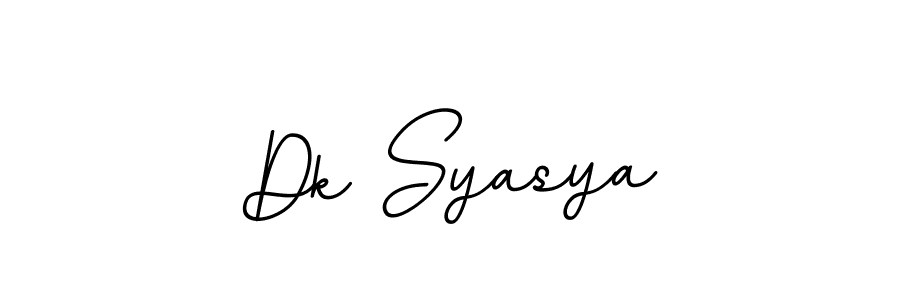 Also You can easily find your signature by using the search form. We will create Dk Syasya name handwritten signature images for you free of cost using BallpointsItalic-DORy9 sign style. Dk Syasya signature style 11 images and pictures png