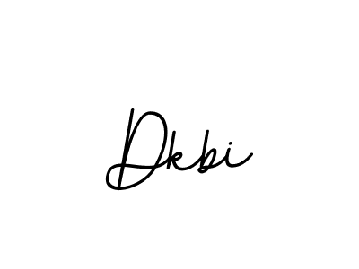 Design your own signature with our free online signature maker. With this signature software, you can create a handwritten (BallpointsItalic-DORy9) signature for name Dkbi. Dkbi signature style 11 images and pictures png