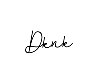 Make a beautiful signature design for name Dknk. With this signature (BallpointsItalic-DORy9) style, you can create a handwritten signature for free. Dknk signature style 11 images and pictures png