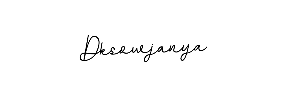 It looks lik you need a new signature style for name Dksowjanya. Design unique handwritten (BallpointsItalic-DORy9) signature with our free signature maker in just a few clicks. Dksowjanya signature style 11 images and pictures png