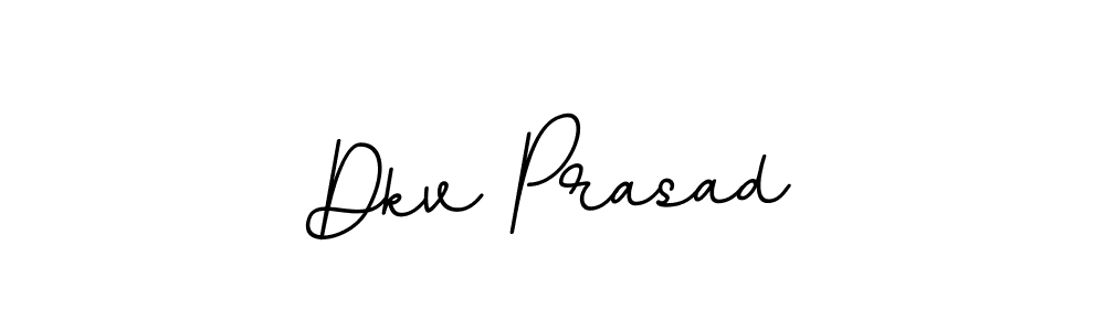 Create a beautiful signature design for name Dkv Prasad. With this signature (BallpointsItalic-DORy9) fonts, you can make a handwritten signature for free. Dkv Prasad signature style 11 images and pictures png