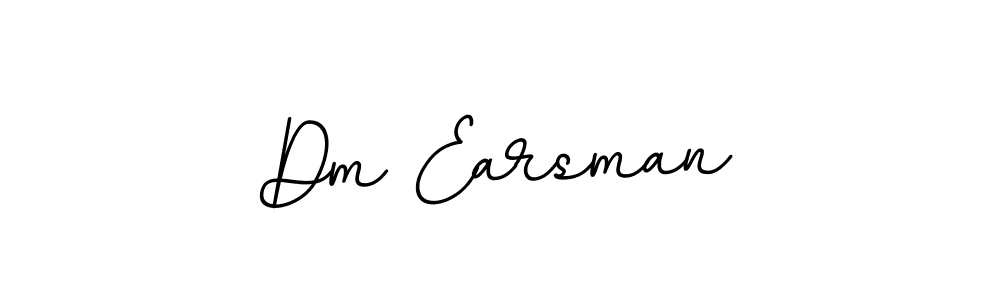 Also we have Dm Earsman name is the best signature style. Create professional handwritten signature collection using BallpointsItalic-DORy9 autograph style. Dm Earsman signature style 11 images and pictures png