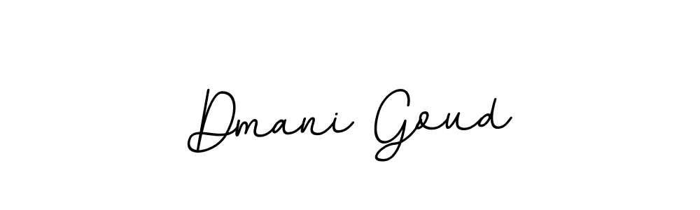 How to make Dmani Goud name signature. Use BallpointsItalic-DORy9 style for creating short signs online. This is the latest handwritten sign. Dmani Goud signature style 11 images and pictures png